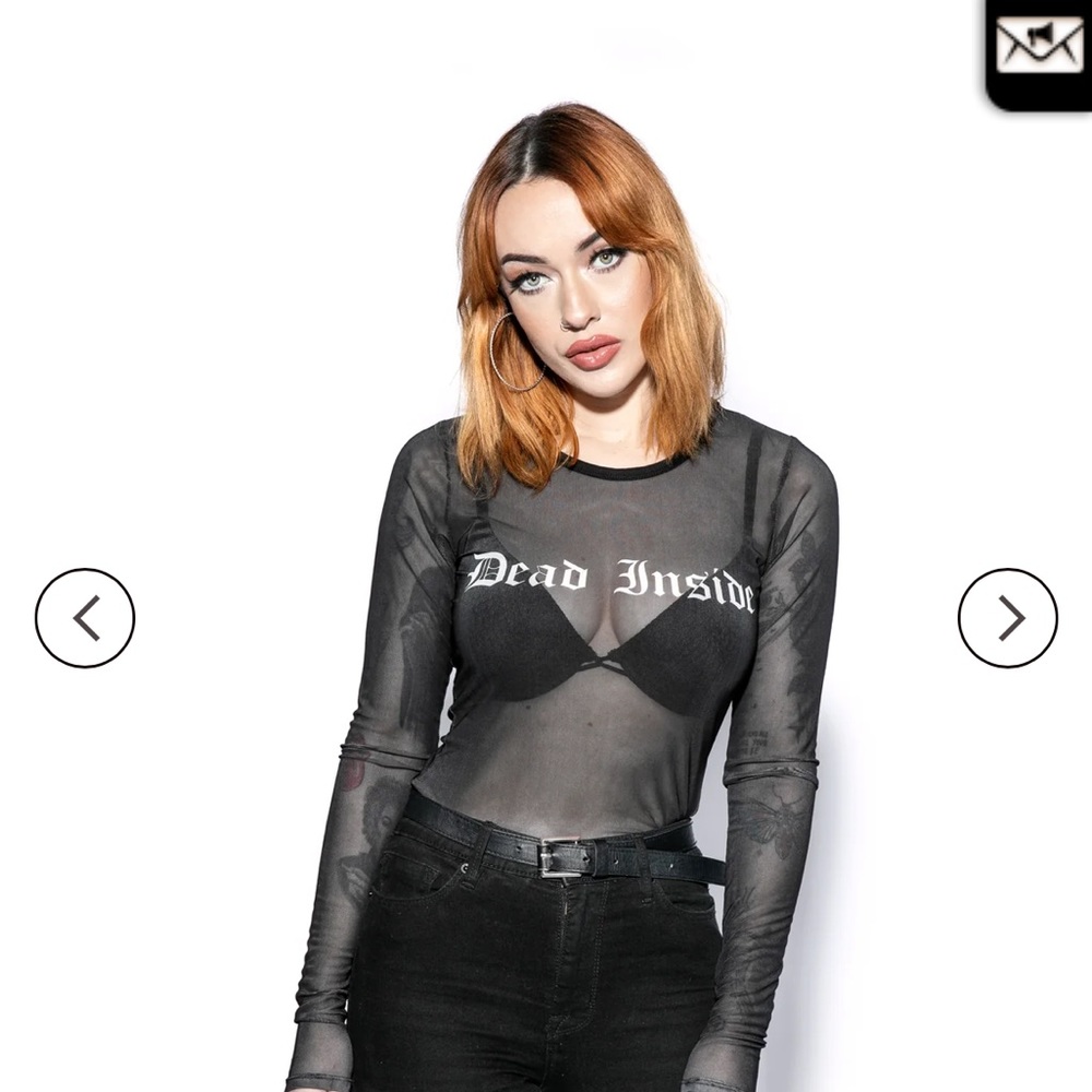 Blackcraft see through shirt
